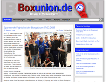 Tablet Screenshot of boxunion.de